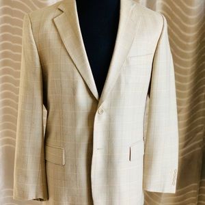 Men's Windowpane Sport Coat